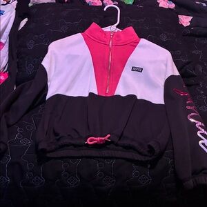 Justice Pink and Black Kids Sweater